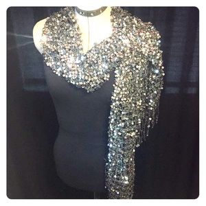 Sequin scarf